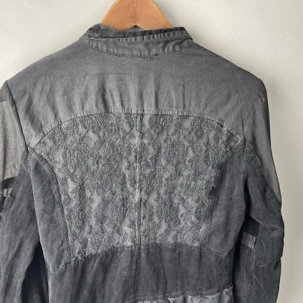 Elisa Cavaletti Club Long Sleeve Floral Lace Tunic Top size small Embroidery - Picture 4 of 13